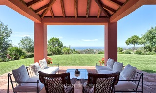 Villa de style Espagnol Vue Panoramique à vendre Luxueux Resort de Golf sécurisé Benahavis - Marbella 3179 