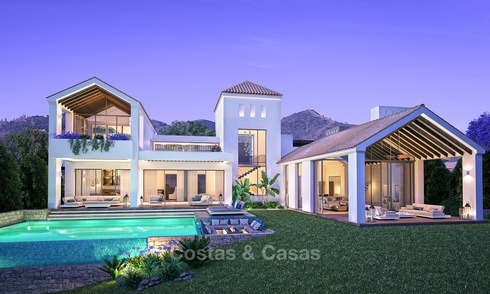 Première Ligne de Golf Villas à vendre dans un Golf Resort Sécurisé, sur le New Golden Mile, Marbella - Estepona 3285
