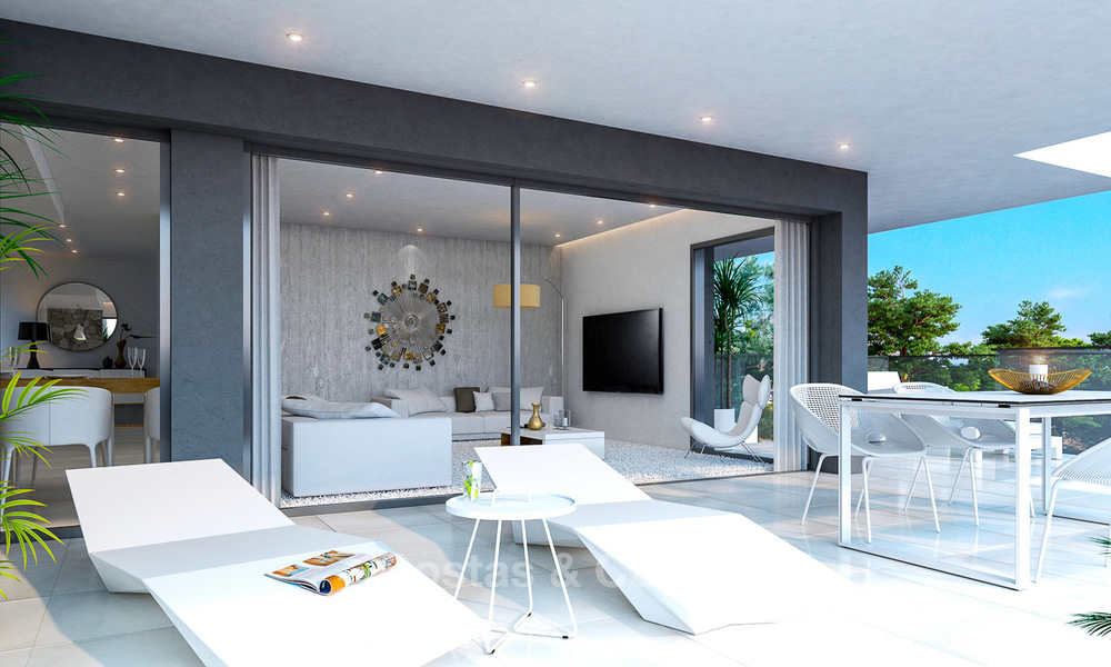 Nouveaux appartements modernes à vendre sur le New Golden Mile, entre Marbella et Estepona 3392