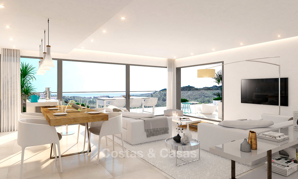 Nouveaux appartements modernes à vendre sur le New Golden Mile, entre Marbella et Estepona 3394