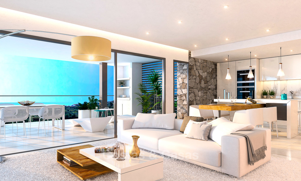 Nouveaux appartements modernes à vendre sur le New Golden Mile, entre Marbella et Estepona 3398