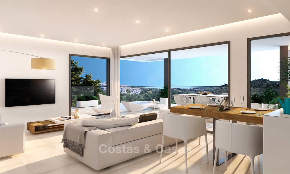 Nouveaux appartements modernes à vendre sur le New Golden Mile, entre Marbella et Estepona 3399