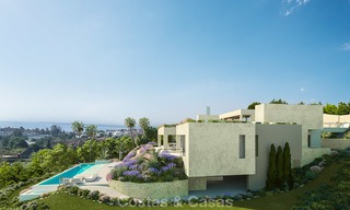 Projet avec un grand terrain et une nouvelle villa spectaculaire à vendre, dans un complexe de golf exclusif, en première ligne du golf à Benahavis - Marbella 3486 
