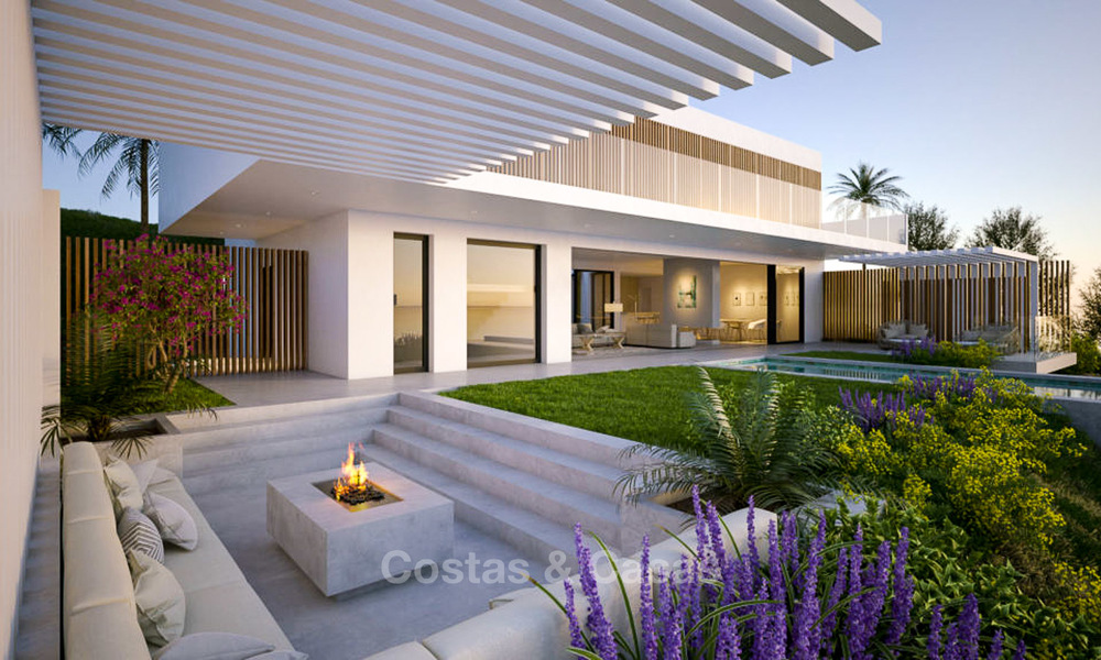 Nouvelles villas de luxe modernes et écologiques à vendre dans un petit développement à Casares - Estepona 3568