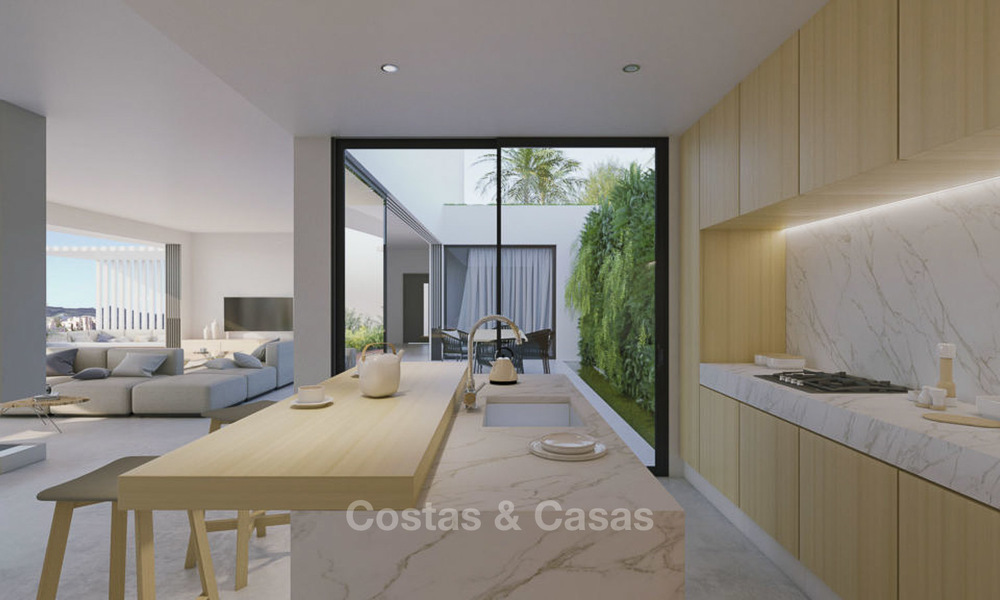 Nouvelles villas de luxe modernes et écologiques à vendre dans un petit développement à Casares - Estepona 3569