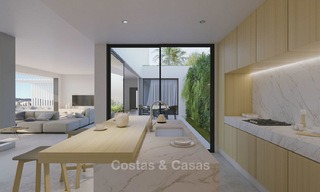 Nouvelles villas de luxe modernes et écologiques à vendre dans un petit développement à Casares - Estepona 3569 