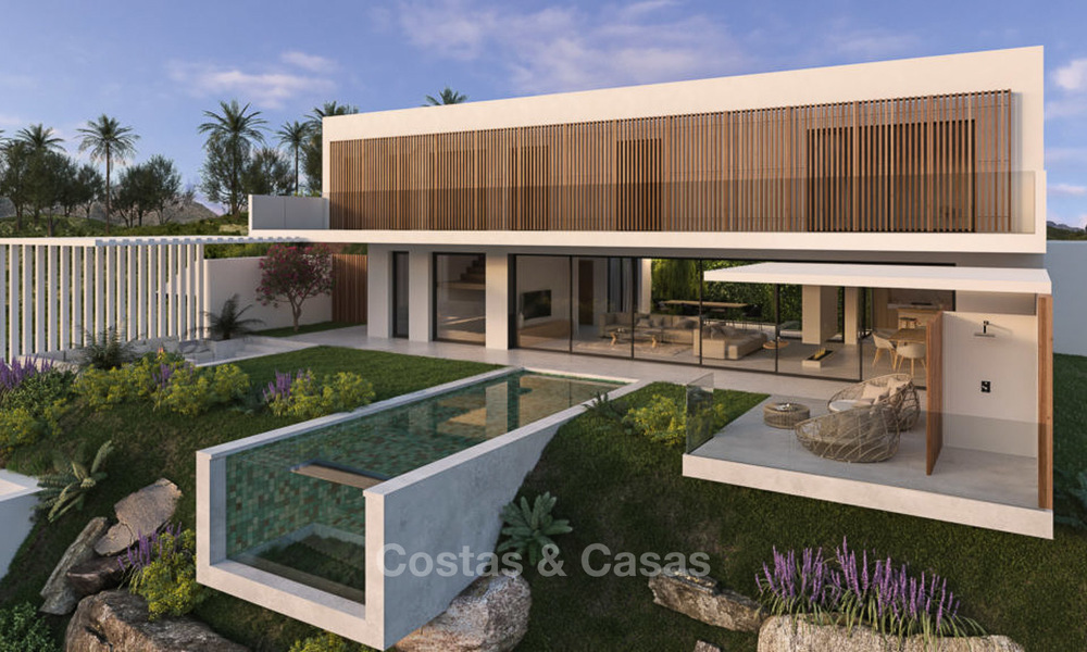 Nouvelles villas de luxe modernes et écologiques à vendre dans un petit développement à Casares - Estepona 3566