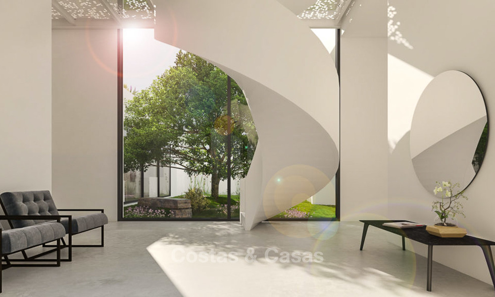 Nouvelles villas de luxe modernes et écologiques à vendre dans un petit développement à Casares - Estepona 3562