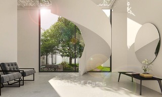Nouvelles villas de luxe modernes et écologiques à vendre dans un petit développement à Casares - Estepona 3562 