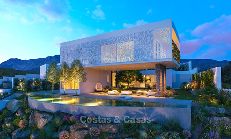 Nouvelles villas de luxe modernes et écologiques à vendre dans un petit développement à Casares - Estepona 3561