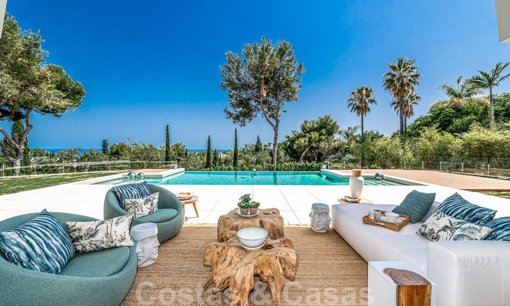Extraordinaire villa contemporaine de luxe avec vue imprenable sur la mer à vendre à Sierra Blanca, Golden Mile, Marbella 27022