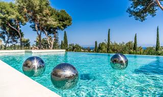 Extraordinaire villa contemporaine de luxe avec vue imprenable sur la mer à vendre à Sierra Blanca, Golden Mile, Marbella 27024 