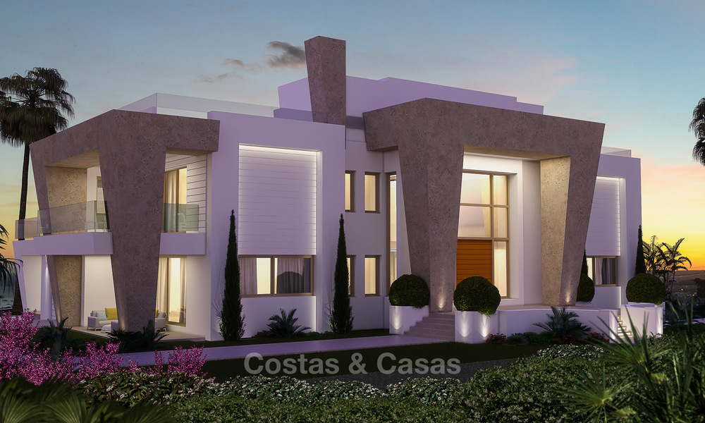 Extraordinaire villa contemporaine de luxe avec vue imprenable sur la mer à vendre à Sierra Blanca, Golden Mile, Marbella 3662