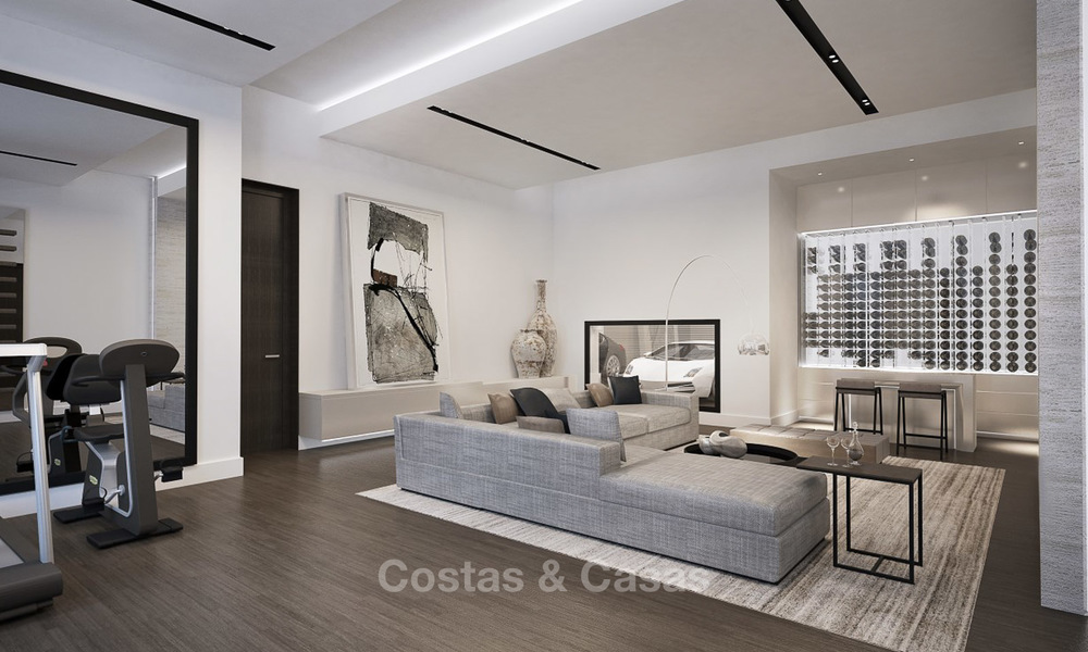 Deux nouvelles villas de luxe modernes et contemporaines avec vue mer à vendre à Benahavis - Marbella 3850