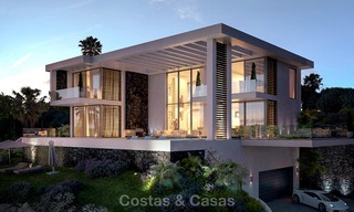 Deux nouvelles villas de luxe modernes et contemporaines avec vue mer à vendre à Benahavis - Marbella 3852 