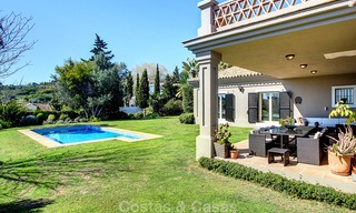 Villa de luxe, spectaculaire et moderne, de style andalou à vendre, New Golden Mile, Benahavis - Marbella 3954 