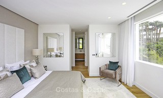 Villa de luxe à vendre, style contemporaine moderne, flambant neuf, prêt à emménager, vue mer à Benahavis, Marbella 36597 