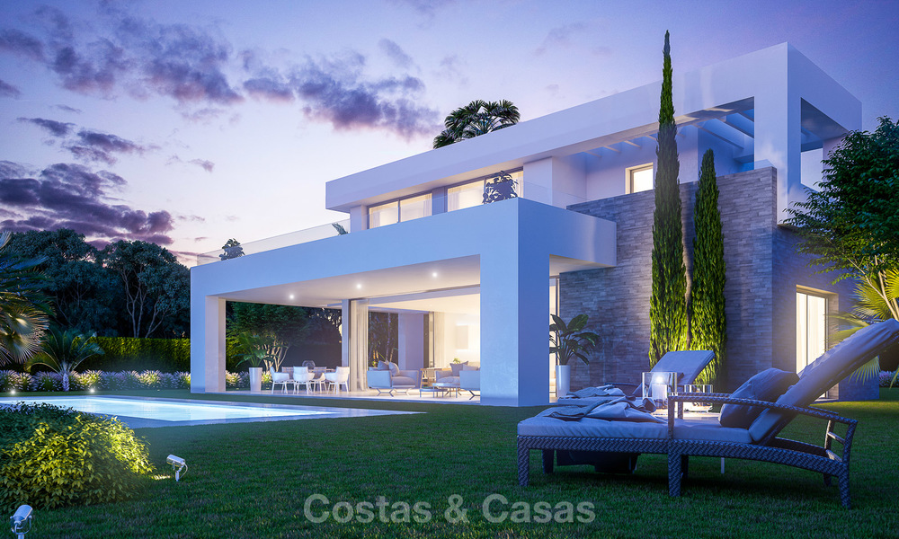 Villas de luxe, modernes à vendre dans un nouveau développement à Mijas, Costa del Sol 4064