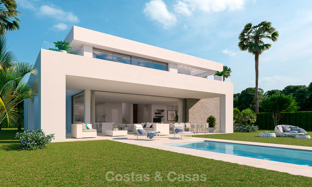Villas de luxe, modernes à vendre dans un nouveau développement à Mijas, Costa del Sol 4065