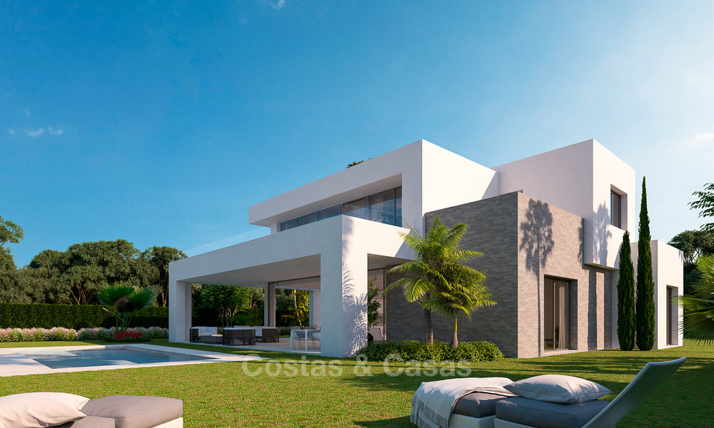 Villas de luxe, modernes à vendre dans un nouveau développement à Mijas, Costa del Sol 4066