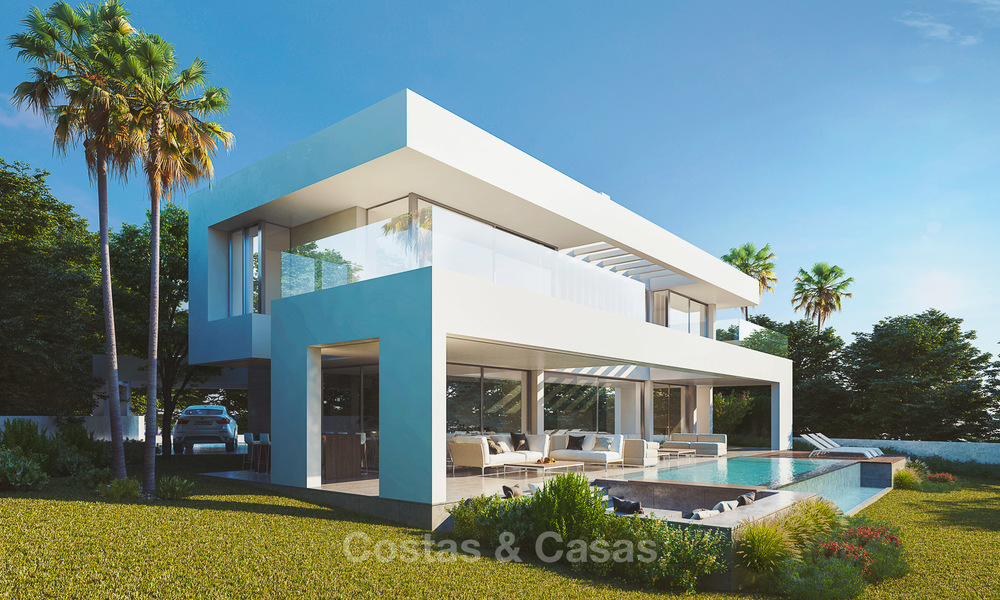 Villa de luxe, style contemporaine moderne à vendre avec des vues mer spectaculaires - Estepona, Costa del Sol 4000