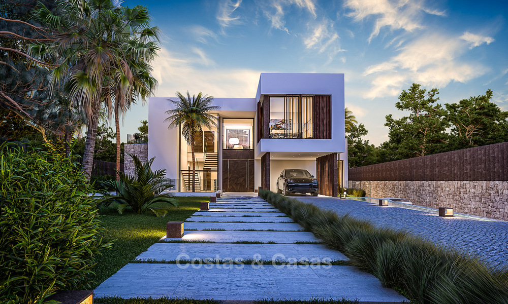 Majestueuse et luxueuse villa contemporaine à vendre dans une urbanisation exclusive en bord de mer, San Pedro, Marbella 4123