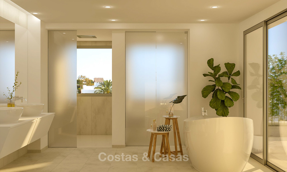 Beaux appartements de luxe à vendre dans un complexe exclusif à Nueva Andalucia - Marbella avec vue sur le golf et la mer 4325