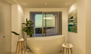 Beaux appartements de luxe à vendre dans un complexe exclusif à Nueva Andalucia - Marbella avec vue sur le golf et la mer 4326 