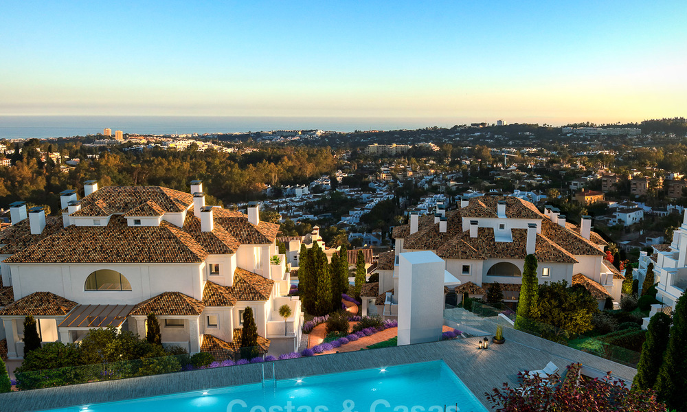 Beaux appartements de luxe à vendre dans un complexe exclusif à Nueva Andalucia - Marbella avec vue sur le golf et la mer 4322