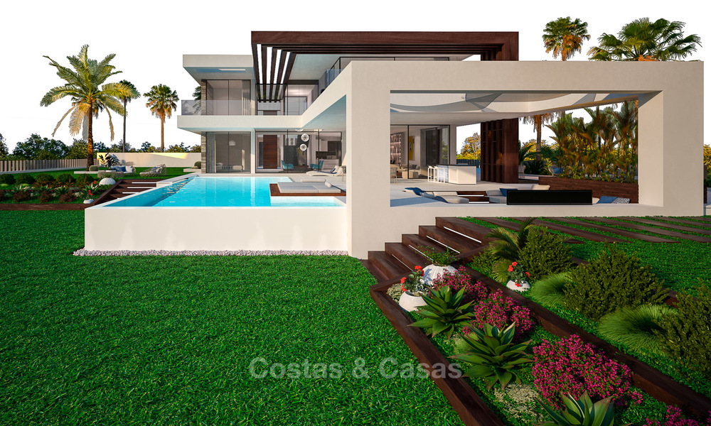 Offre spéciale! Villas de luxe, spacieuses et modernes avec de magnifiques vues sur mer à vendre dans un nouveau développement - entre Marbella et Estepona 4330