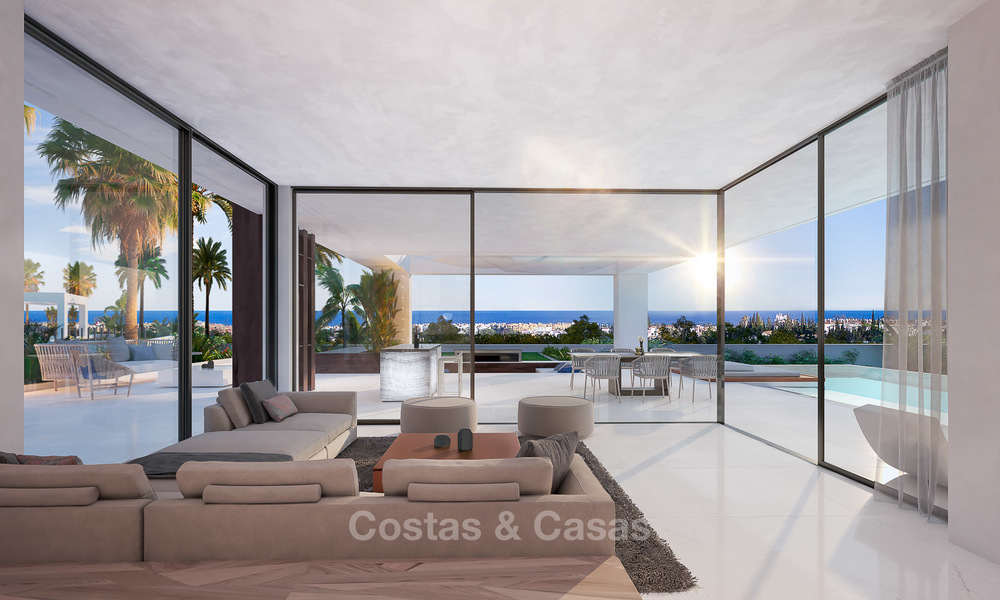 Offre spéciale! Villas de luxe, spacieuses et modernes avec de magnifiques vues sur mer à vendre dans un nouveau développement - entre Marbella et Estepona 4334