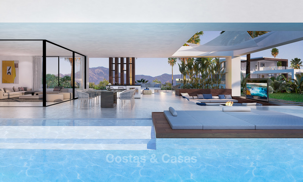 Offre spéciale! Villas de luxe, spacieuses et modernes avec de magnifiques vues sur mer à vendre dans un nouveau développement - entre Marbella et Estepona 4335