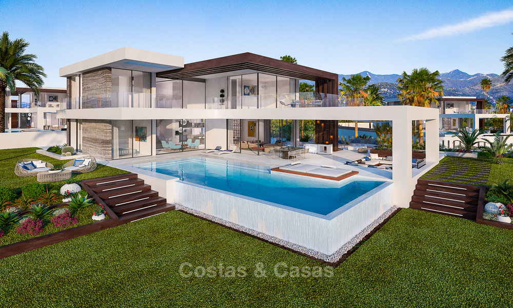 Offre spéciale! Villas de luxe, spacieuses et modernes avec de magnifiques vues sur mer à vendre dans un nouveau développement - entre Marbella et Estepona 4336