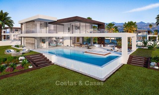 Offre spéciale! Villas de luxe, spacieuses et modernes avec de magnifiques vues sur mer à vendre dans un nouveau développement - entre Marbella et Estepona 4336 