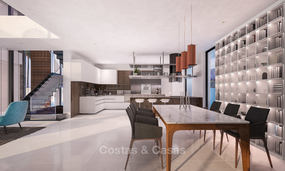 Offre spéciale! Villas de luxe, spacieuses et modernes avec de magnifiques vues sur mer à vendre dans un nouveau développement - entre Marbella et Estepona 4337