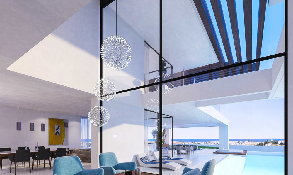 Offre spéciale! Villas de luxe, spacieuses et modernes avec de magnifiques vues sur mer à vendre dans un nouveau développement - entre Marbella et Estepona 4341
