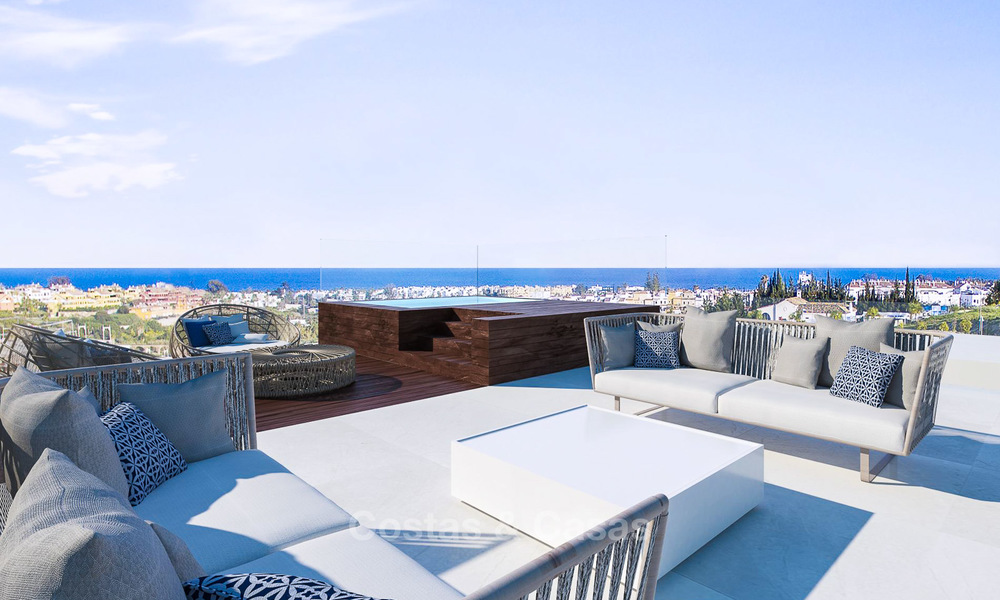Offre spéciale! Villas de luxe, spacieuses et modernes avec de magnifiques vues sur mer à vendre dans un nouveau développement - entre Marbella et Estepona 4344
