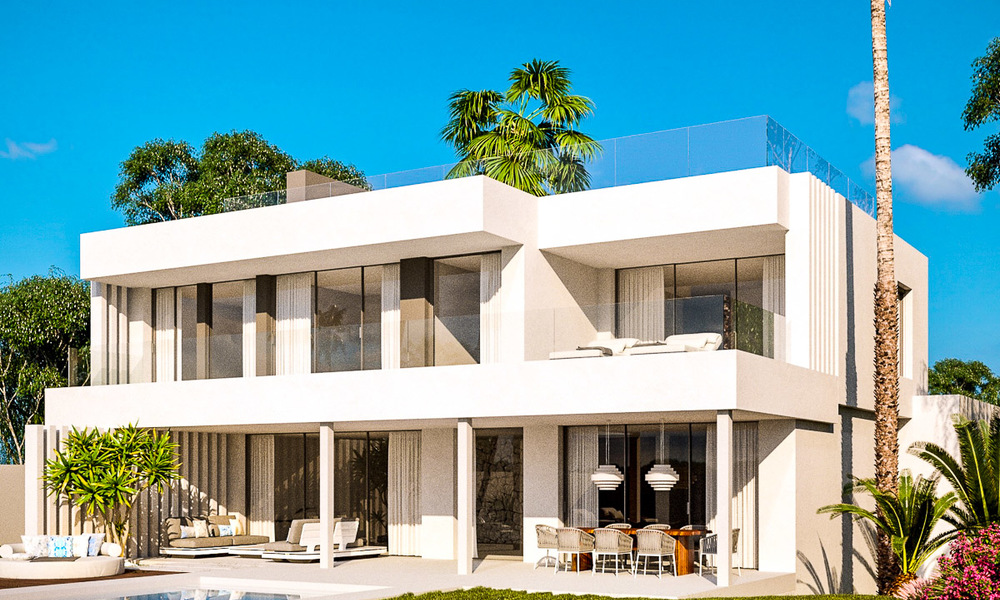 Belles villas modernes et contemporaines à vendre dans un nouveau projet de boutique entre Estepona et Marbella 19719