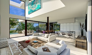 Villas modernes dans un projet très exclusives avec vue mer à vendre sur le New Golden Mile, entre Marbella et Estepona 4440 