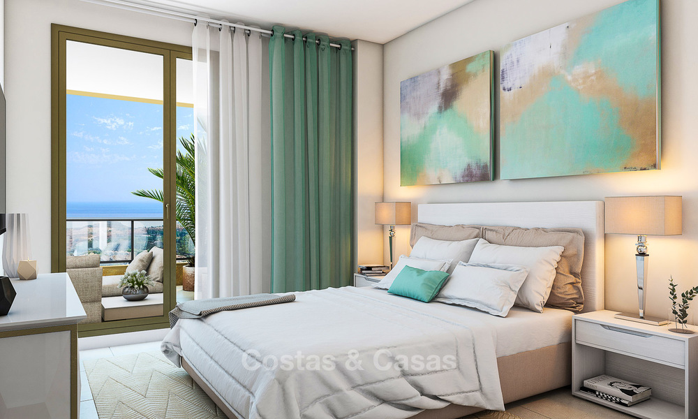 Offre attrayante : appartements modernes à vendre avec des vues fantastiques sur mer à Benalmadena, Costa del Sol 4509