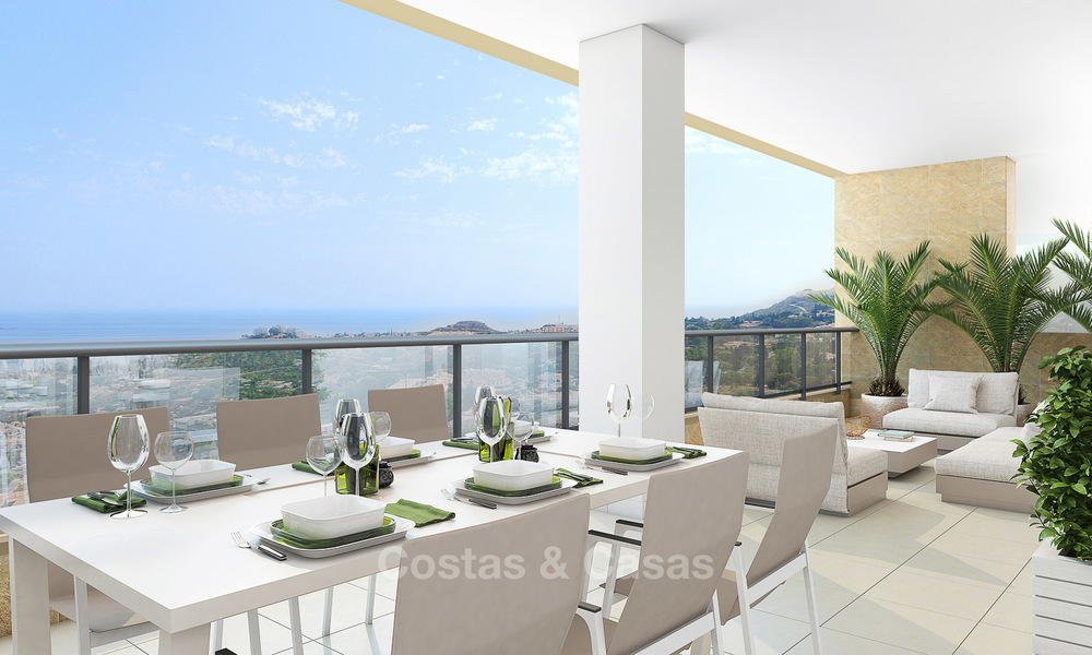 Offre attrayante : appartements modernes à vendre avec des vues fantastiques sur mer à Benalmadena, Costa del Sol 4510