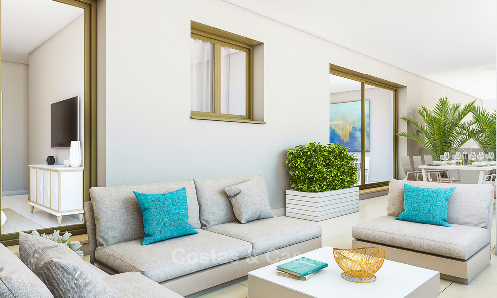 Offre attrayante : appartements modernes à vendre avec des vues fantastiques sur mer à Benalmadena, Costa del Sol 4514