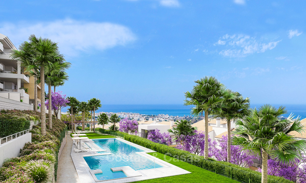 Offre attrayante : appartements modernes à vendre avec des vues fantastiques sur mer à Benalmadena, Costa del Sol 4518