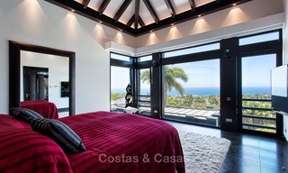 Villa moderne, très exclusive et majestueuse avec de superbes vues sur mer à vendre, Golden Mile, Marbella 4539 