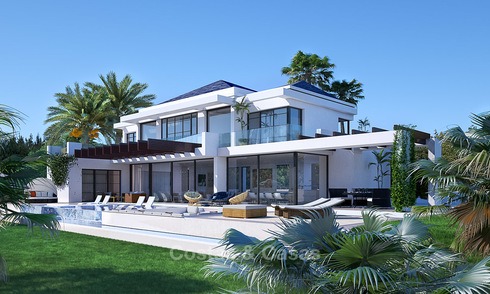 Villa moderne et luxueuse à vendre sur un golf à Benahavis, Marbella 4677