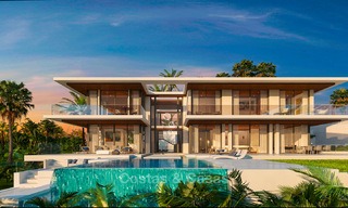 Villa luxueuse et moderne avec vue panoramique sur mer à vendre à Benahavis, Marbella 4716 