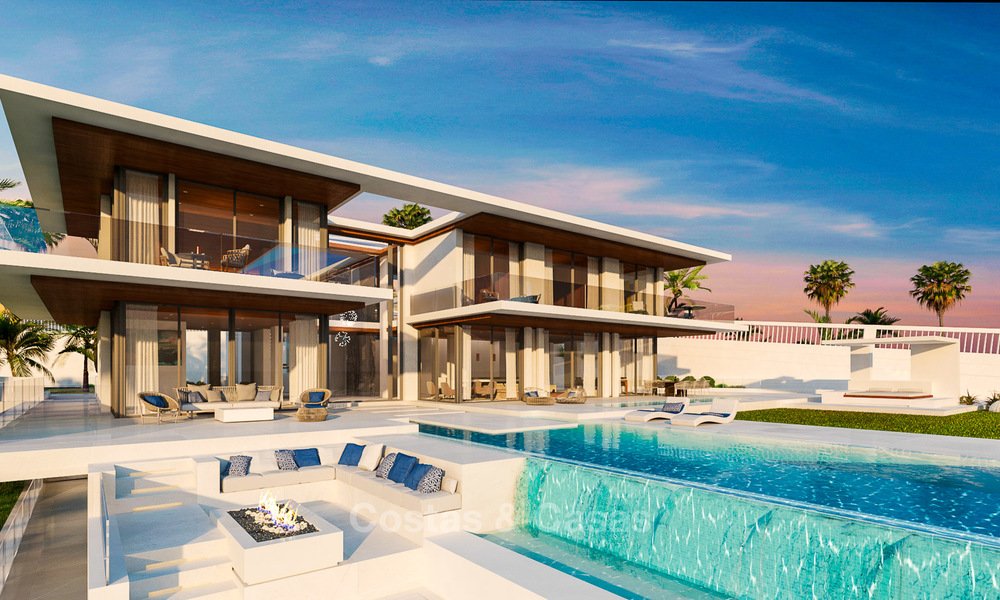 Villa luxueuse et moderne avec vue panoramique sur mer à vendre à Benahavis, Marbella 4717