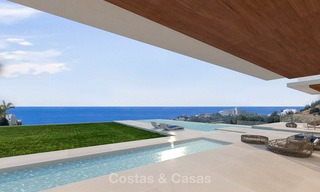 Villa luxueuse et moderne avec vue panoramique sur mer à vendre à Benahavis, Marbella 4718 