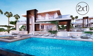 Deux villas luxueuses, de style modernes et contemporaines à vendre pour le prix d'une, à Nueva Andalucia, Marbella 4726 