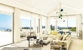 Appartements de luxe modernes à vendre dans un nouveau projet avec vues mer spectaculaires à Benahavis, Marbella 4838 